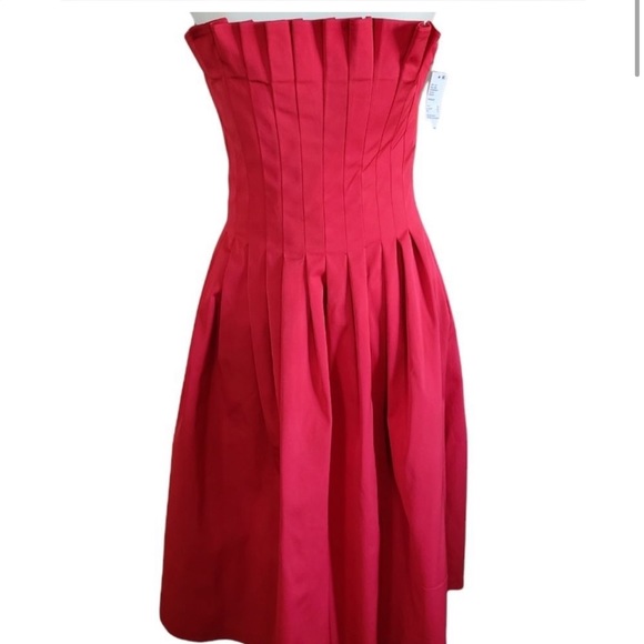 Antonio Melani Red Cocktail Dress size 8 - Picture 2 of 10